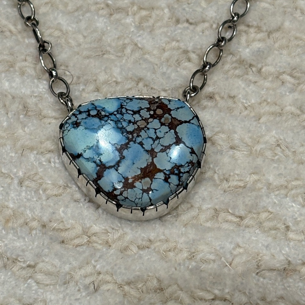 Golden Hills Turquoise Necklace spectacular handmade adjustable length necklace